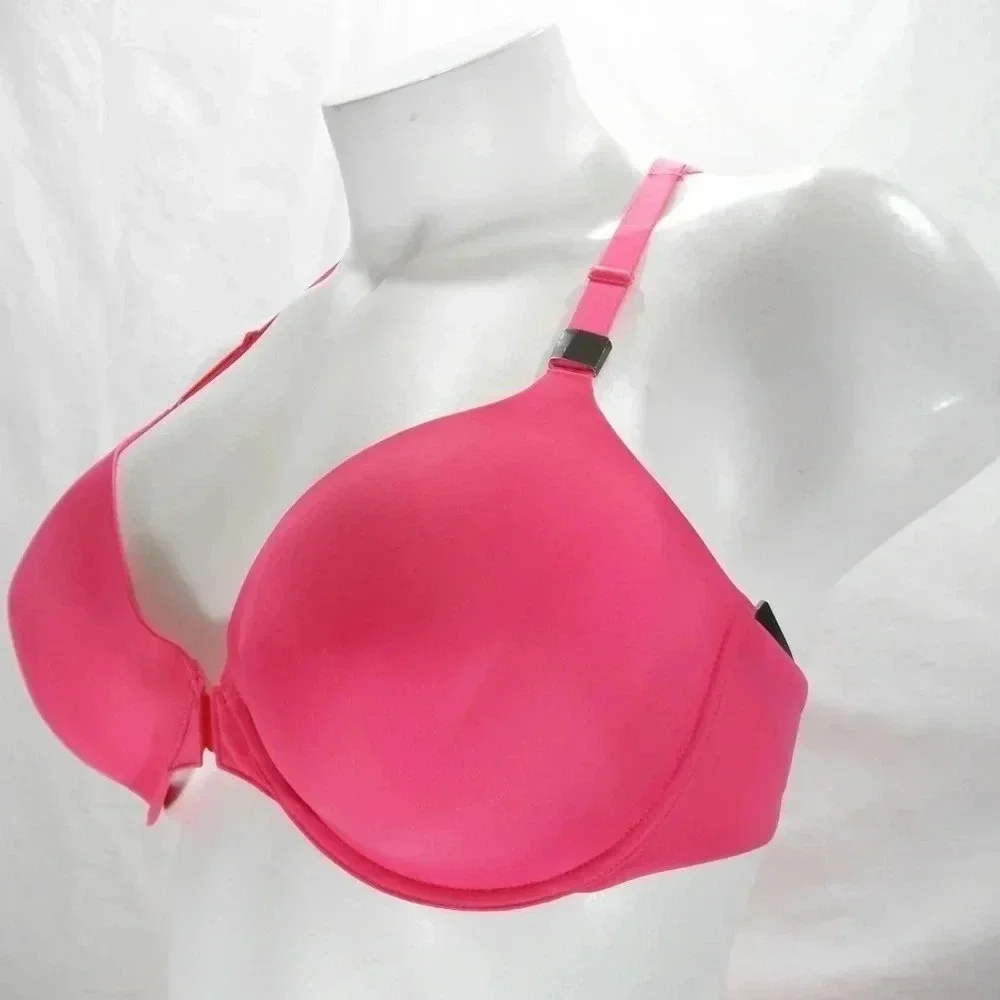 36DD Paramour 235047 Abbie‎ Front CloseT-Back Bra Pink NWT - Picture 10 of 12